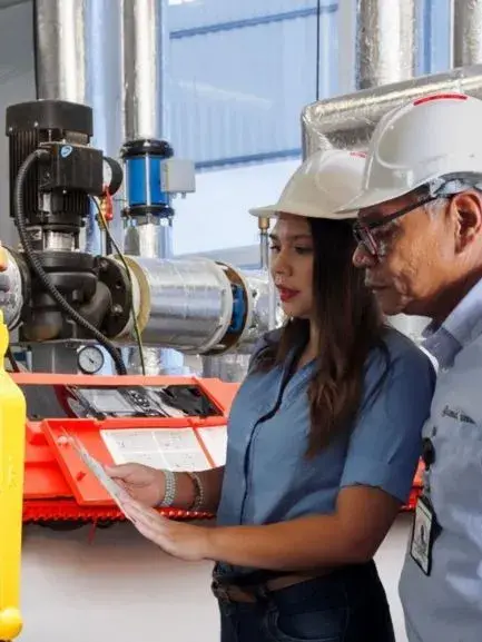 Equipo de trabajo especializado en calderas y quemadores